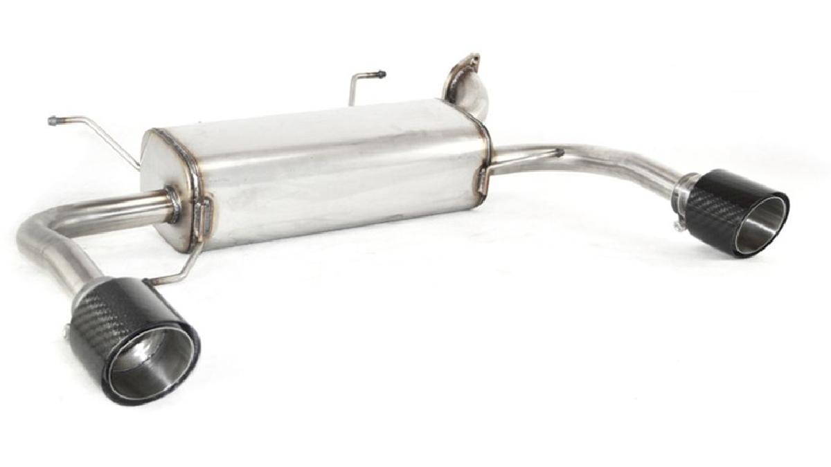 %C3%89chappement+double+inoxydable+sur+mesure+pour+Suzuki+Swift+Sport+V+1.6+16v+100kW+2012-2017+100mm+Carbon%C3%A9